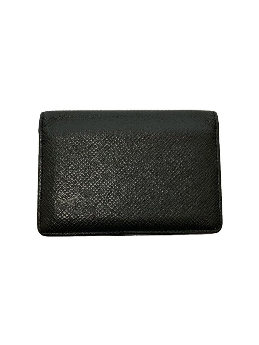 LOUIS VUITTON Organizer de Poche Taiga Black Leather Black